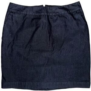 Merona denim look pencil skirt 14